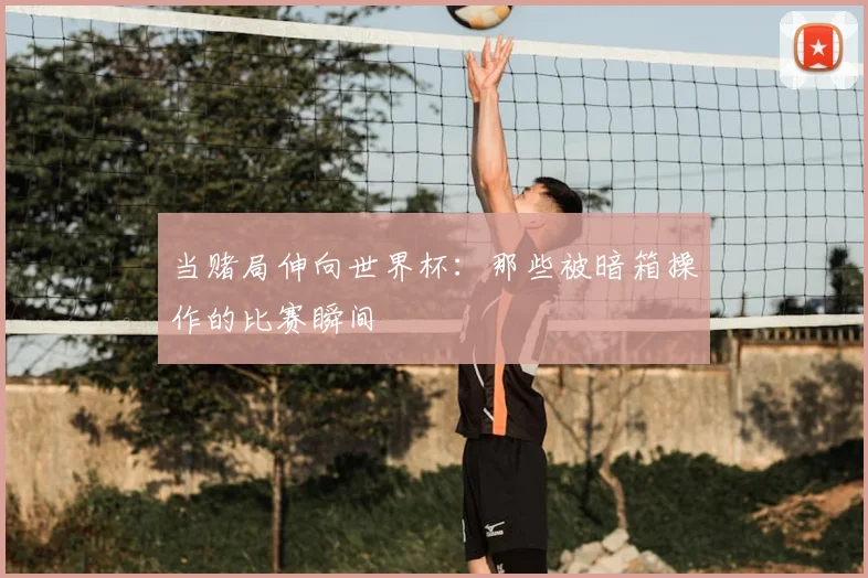 当赌局伸向世界杯:那些被暗箱操作的比赛瞬间